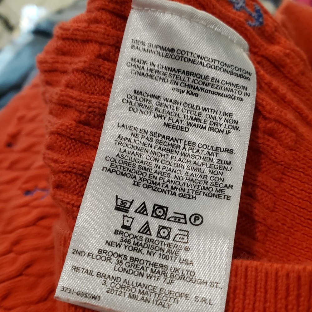 HP! Brooks Brothers soft kids' sweater - Picture 6 of 7